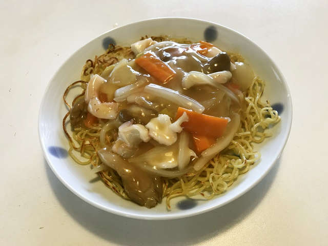 簡単 カリカリあんかけ焼きそば